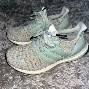 Adidas Ultra Boots Multi Color - Kids size 4.5/Womens size 6